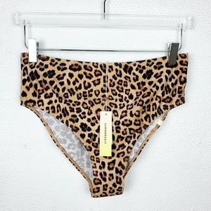 Summersalt | High Leg High Rise Bikini Bottoms Leopard Print